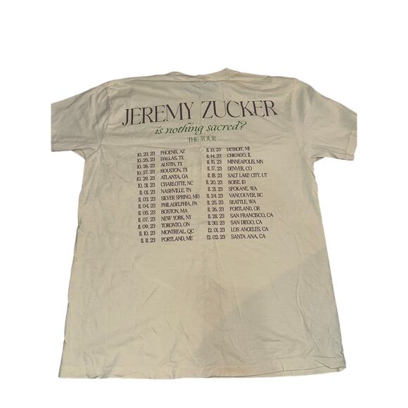 Jeremy Zucker Is Nothing Sacred Tour Tree Shirt - Picture 2 of 3